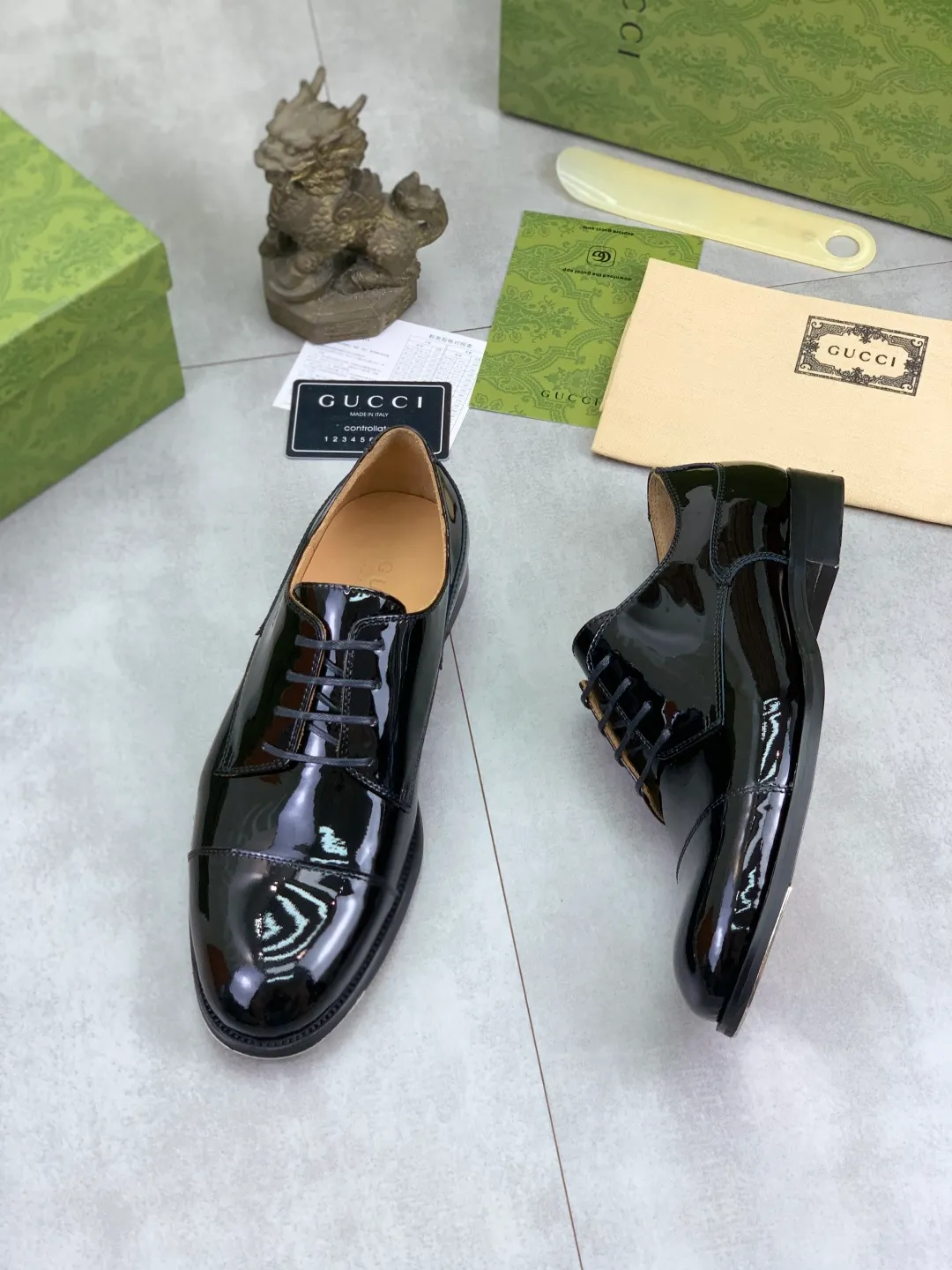 Men's men's shoes 💰P640 [New style] Water dyed cowhide 💰💎💎💎 [Gucci] GUCCI high-end men's formal business leather shoes, original order 1:1! Original imported high-end open-edge beaded calfskin, original metal buckle, imported first-layer cowhide lining for feet. Original high-end outsole, men's shoe size: 39-44 (45 customized) 2️⃣ colors available